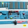Kelik K32042 MiG-21 F-13 export version - interior 3D decals for Trumpeter kit 1/32